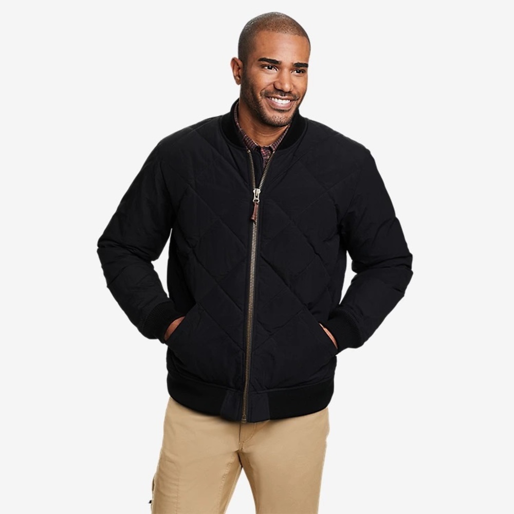 Eddie Bauer 1936 Skyliner Down Jacket black large